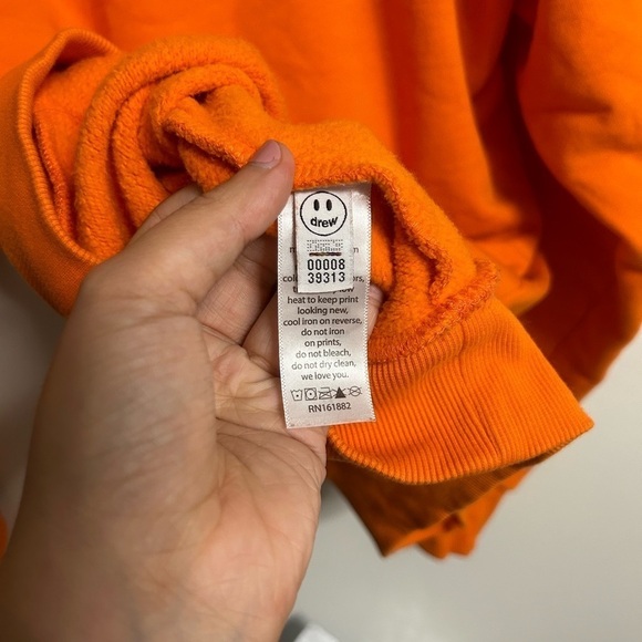 Drew Orange Authentic Hoodie - Picture 6 of 6